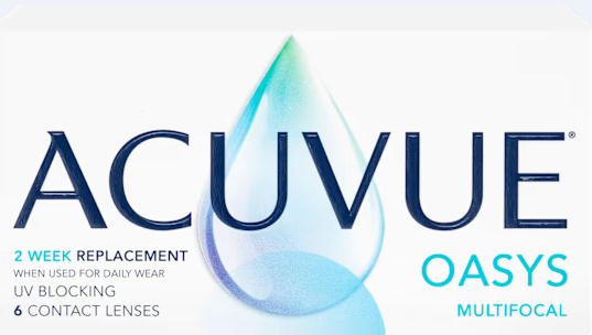 Acuvue Oasys Multifocal contact lens packaging