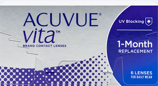 Acuvue Vita contact lens packaging