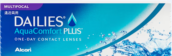 AquaComfort Plus Multifocal contact lens packaging