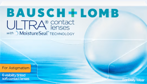 Bausch + Lomb ULTRA for Astigmatism contact lens packaging