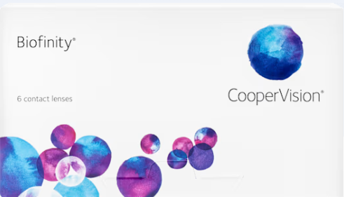 Biofinity contact lens packaging