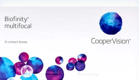 Biofinity Multifocal contact lens packaging