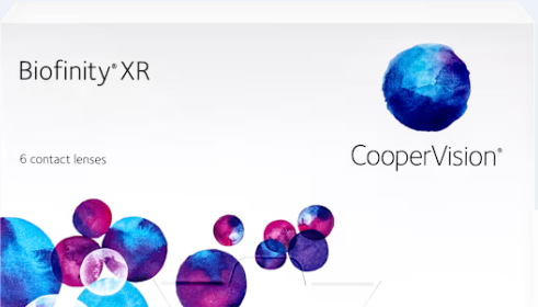 Biofinity XR contact lens packaging