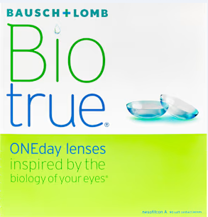 Biotrue ONEday contact lens packaging
