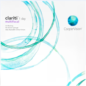 clariti 1 day multifocal contact lens packaging