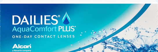 DAILIES AquaComfort Plus contact lens packaging