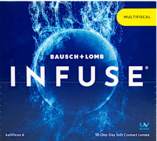 Infuse Multifocal contact lens packaging