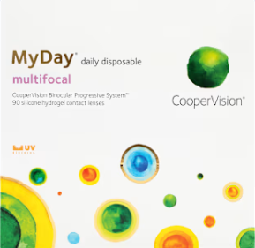 MyDay Multifocal contact lens packaging