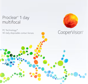 Proclear 1 day Multifocal contact lens packaging